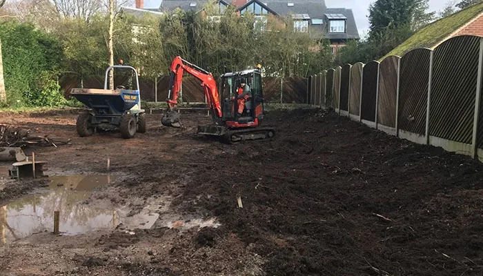 Groundwork contractors Manchester - construction groundwork preparation